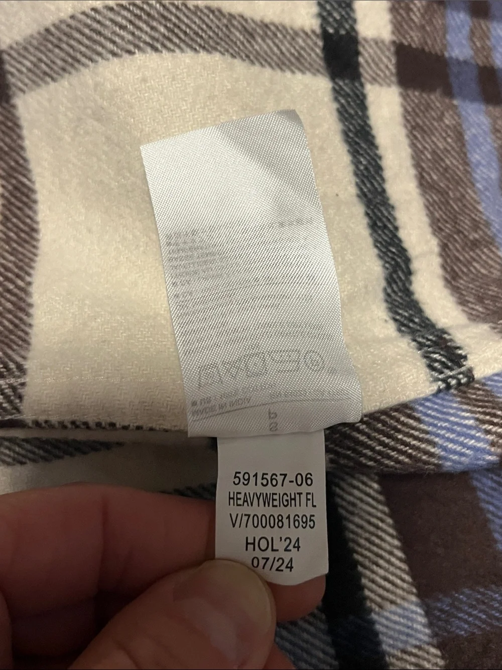 Banana Republic Standard Fit Heavyweight Flannel Men/Unisex-Small